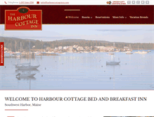 Tablet Screenshot of harbourcottageinn.com